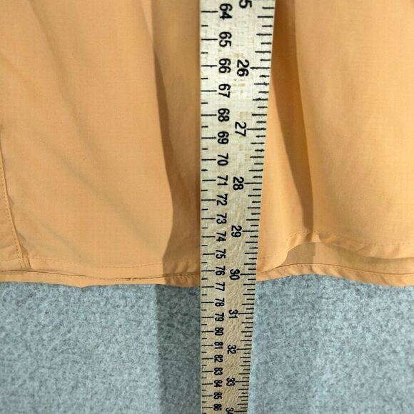 Gander Mountain Button Down Shirt Mens Size L Orange Vented Guide Series Fishing - Picture 4 of 11